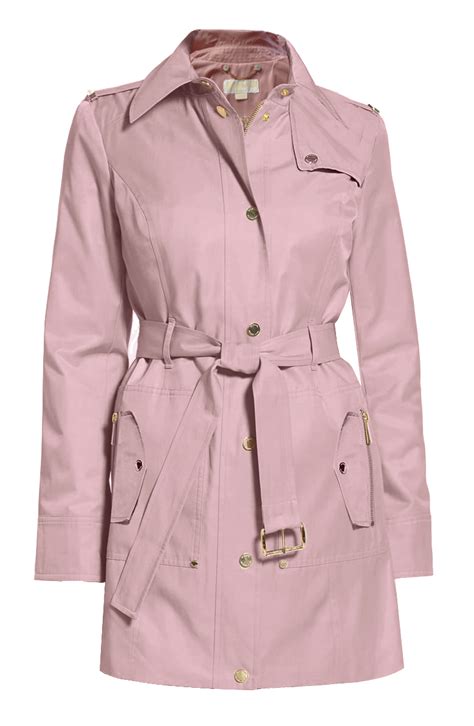 michael kors coat pink 